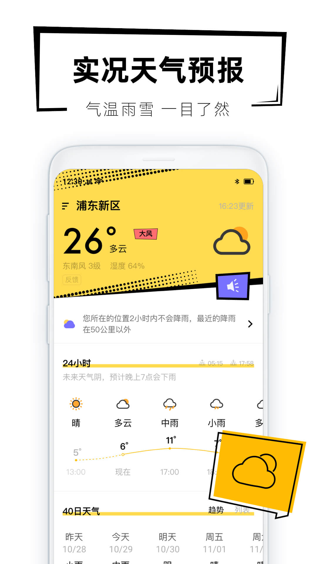 40日天气预报  v1.0.0图1