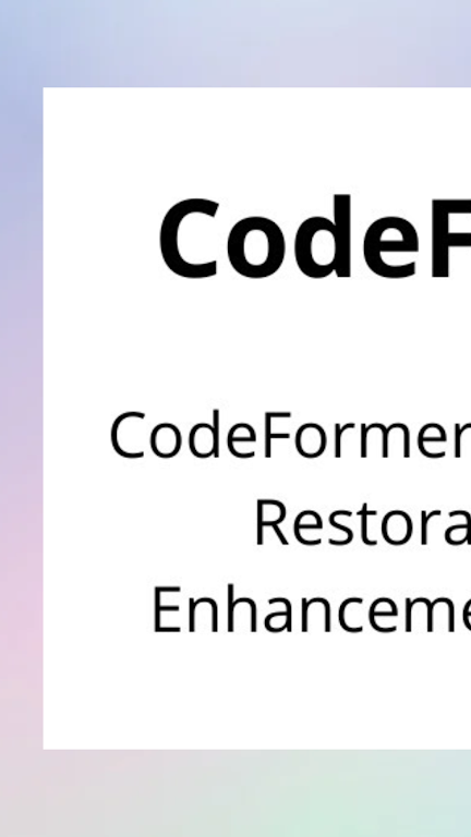 codeformer手机版官网