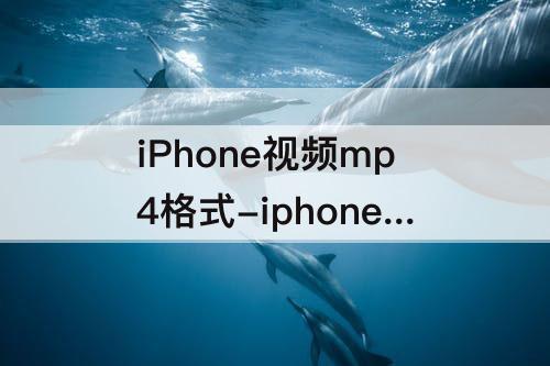 iPhone视频mp4格式-iphone视频mp4格式怎么弄