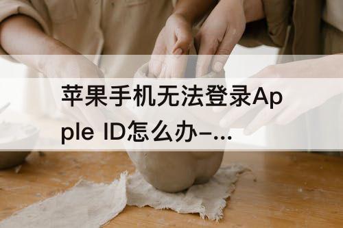 苹果手机无法登录Apple ID怎么办-苹果手机无法登录Apple ID怎么办13