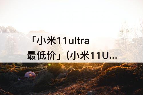 「小米11ultra最低价」(小米11Ultra最低价多少)