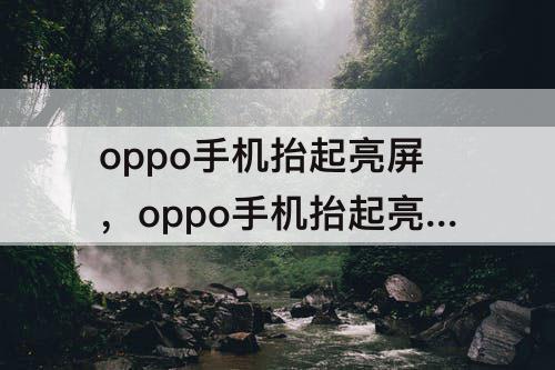 oppo手机抬起亮屏，oppo手机抬起亮屏不好使