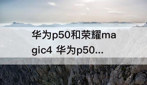 华为p50和荣耀magic4 华为p50和荣耀magic4哪个好