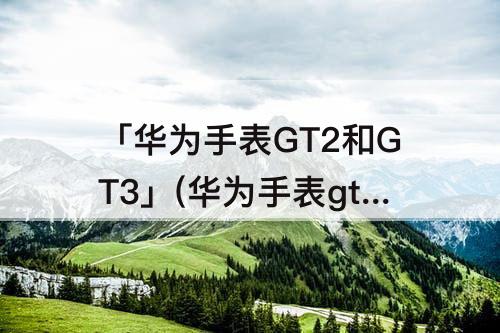 「华为手表GT2和GT3」(华为手表gt2和gt3的区别哪个好)