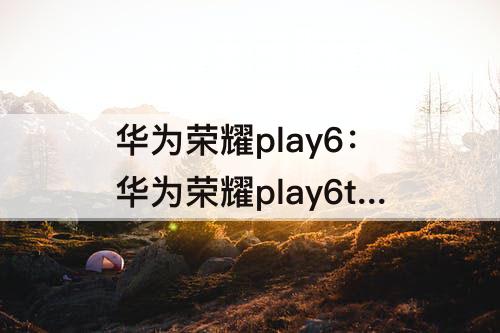 华为荣耀play6：华为荣耀play6t价格