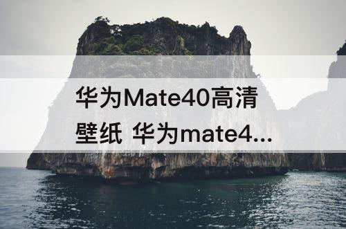 华为Mate40高清壁纸 华为mate40高清壁纸未来之役