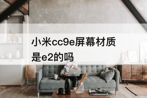 小米cc9e屏幕材质是e2的吗